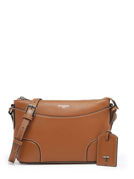Sac BandouliÃ¨re Romy Cuir Le tanneur Marron romy TROM1101