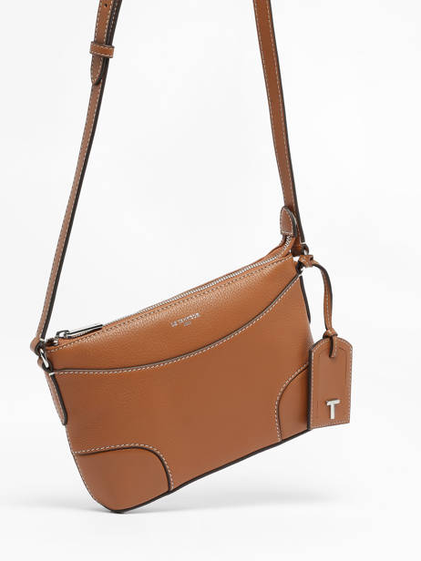 Sac BandouliÃ¨re Romy Cuir Le tanneur Marron romy TROM1101 vue secondaire 2
