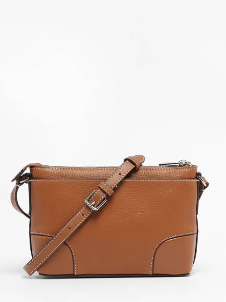 Sac BandouliÃ¨re Romy Cuir Le tanneur Marron romy TROM1101 vue secondaire 4