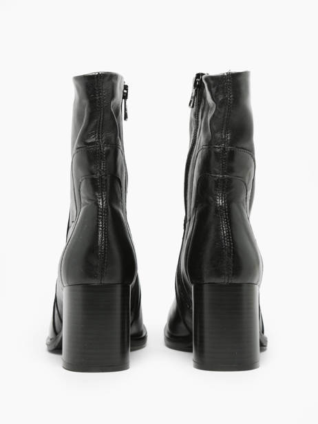 Bottines Ã  Talon En Cuir Mjus Noir women P26206 vue secondaire 4