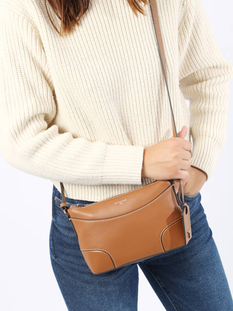 Sac BandouliÃ¨re Romy Cuir Le tanneur Marron romy TROM1101 vue secondaire 1
