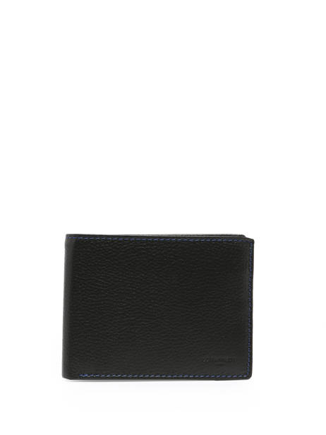 Portefeuille Ã  Rabat Charles Cuir Le tanneur Noir charles TCHA3350