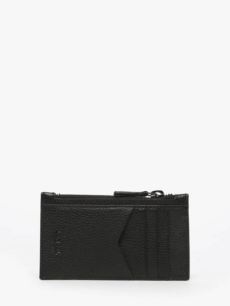 Porte-cartes ZippÃ© CÃ´me Cuir Lancel Noir come A12879 vue secondaire 2