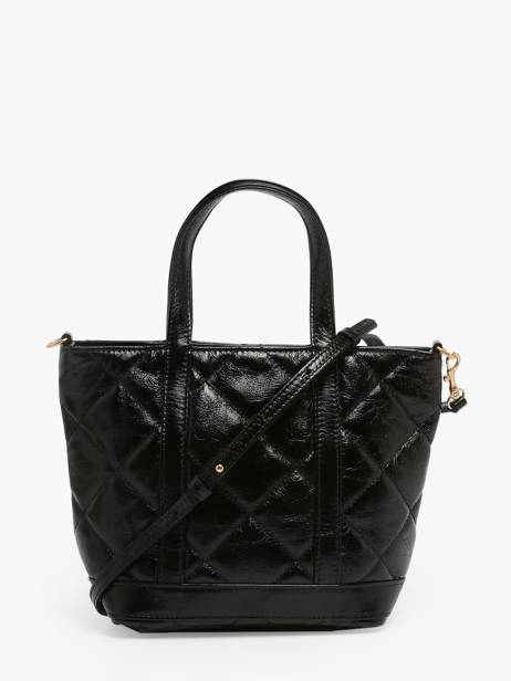 Sac PortÃ© Main Cabas Cuir Cuir Vanessa bruno Noir cabas cuir 84V40435 vue secondaire 4