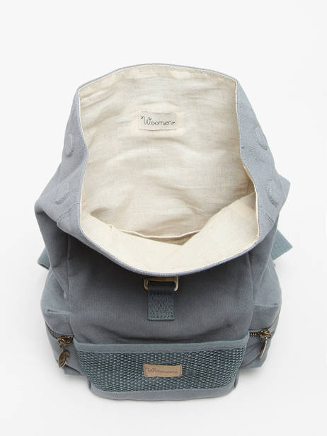 Sac Ã  Dos Rolltop S Narcisse Woomen Bleu narcisse WNAR04 vue secondaire 3