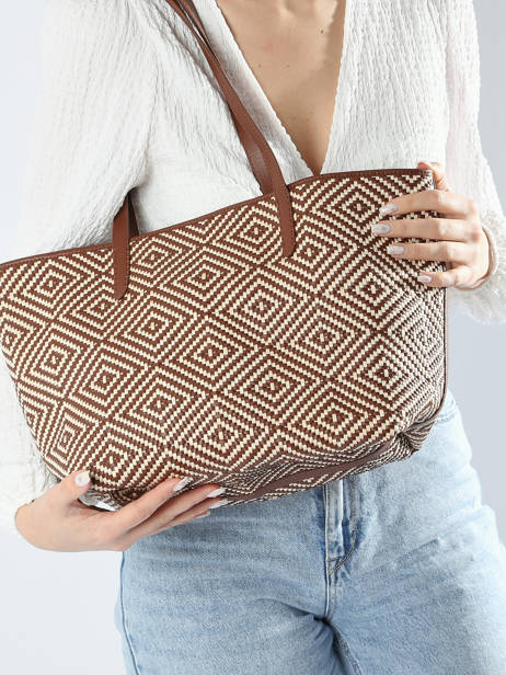 Sac PortÃ© Ã©paule Cabas Vanessa bruno Rose cabas 16V40468 vue secondaire 1