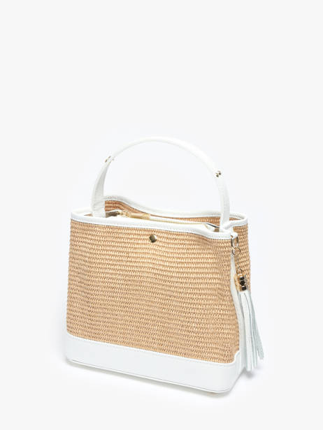 Sac PortÃ© Main Capri Milano Blanc capri CP23113 vue secondaire 2