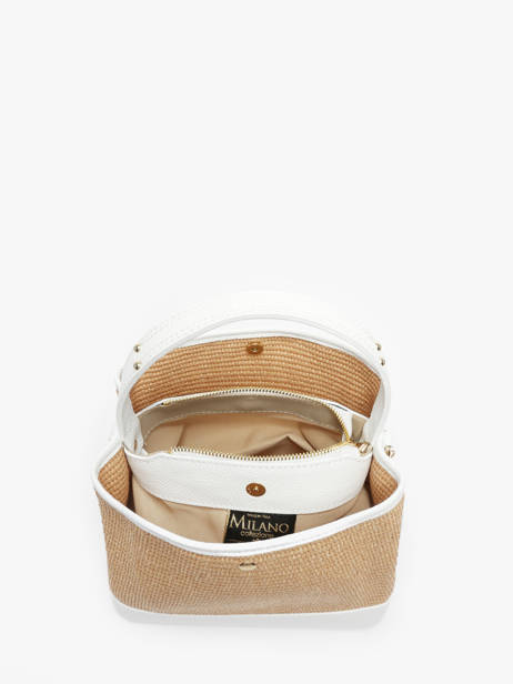 Sac PortÃ© Main Capri Milano Blanc capri CP23113 vue secondaire 3