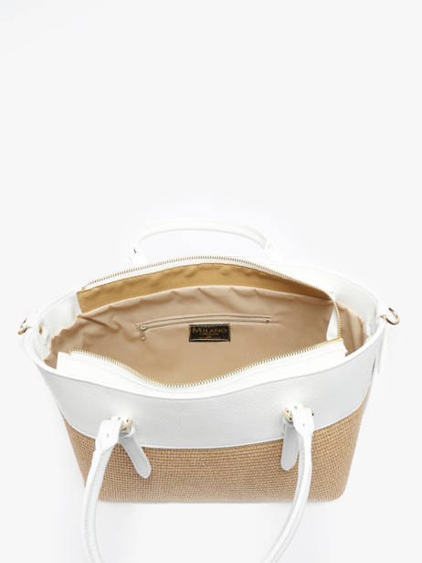 Sac PortÃ© Main Capri Milano Blanc capri CP23111 vue secondaire 3