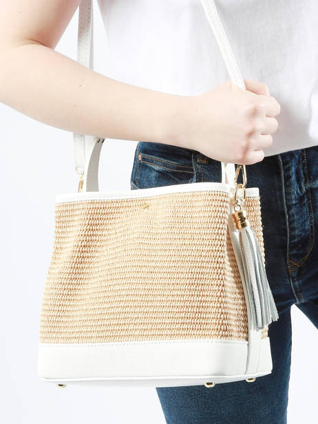 Sac PortÃ© Main Capri Milano Blanc capri CP23113 vue secondaire 1