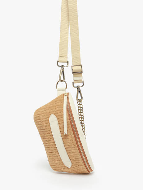 Sac Ceinture Neufmille Cuir Daim FaÃ§on TressÃ© Marie martens Beige neufmille CVT vue secondaire 2