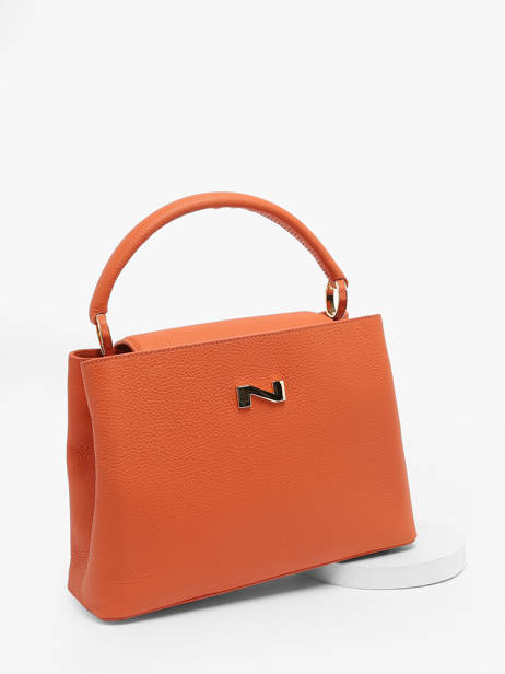 Sac Ã  Main Magnolia Cuir Nathan baume Orange eden 3 vue secondaire 2