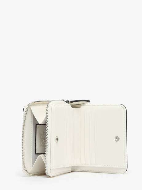 Portefeuille K/ikonik PerforÃ© Cuir Karl lagerfeld Blanc k ikonic 2.0 241W3202 vue secondaire 1