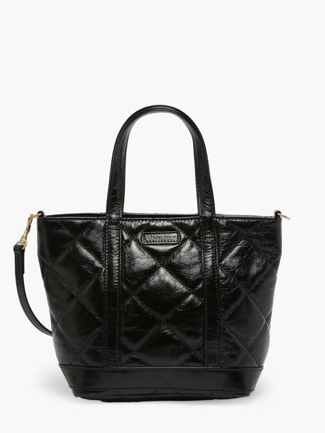 Sac PortÃ© Main Cabas Cuir Cuir Vanessa bruno Noir cabas cuir 84V40435