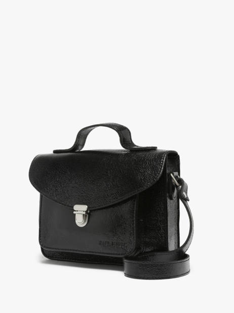 Sac Mademoiselle George Ã‰clipse Cuir Paul marius Noir eclipse GEORGECL vue secondaire 1