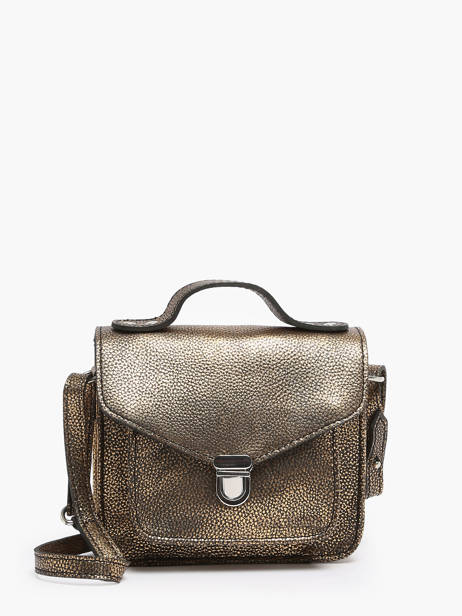 Sac BandouliÃ¨re Melle George Xs Granite Cuir Paul marius Or granite GEORXGRA