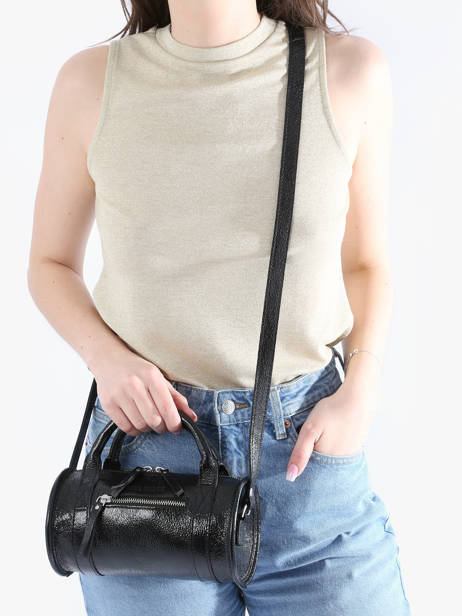 Sac BandouliÃ¨re Charlie Ã‰clipse Cuir Paul marius Noir eclipse CHARIECL vue secondaire 1