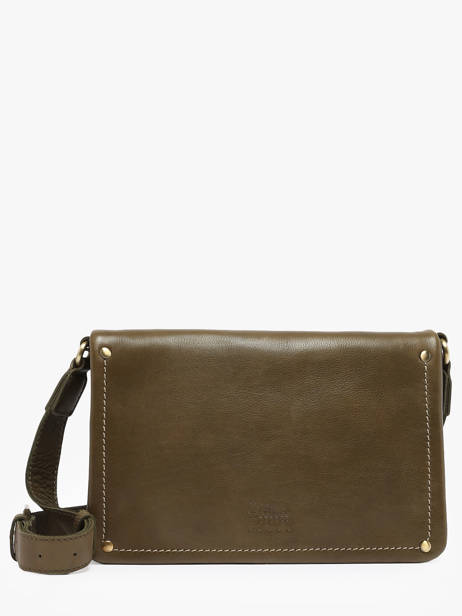 Sac BandouliÃ¨re Boston Cuir Basilic pepper Vert boston BBOS01