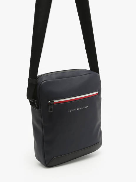 Sac BandouliÃ¨re Tommy hilfiger Bleu essentiel AM12199 vue secondaire 2