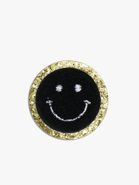 Patch Pour Coque TÃ©lÃ©phone Smiley La coque francaise Noir accessoires LE314647