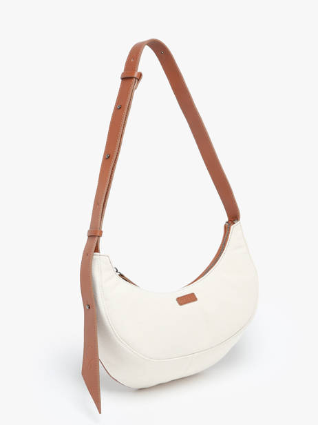 Sac PortÃ© Ã©paule M Sosoomao Coton Et Cuir Etrier Marron sosoomao coton ECSC057M vue secondaire 2