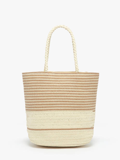 Sac PortÃ© Ã©paule Cabas Paille Gerard pasquier Beige cabas P24012