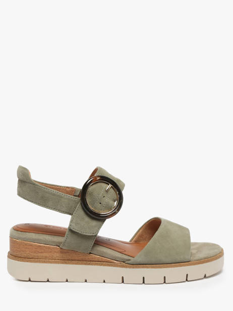 Sandales En Cuir Tamaris Vert accessoires 42
