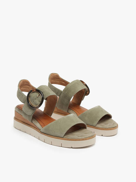 Sandales En Cuir Tamaris Vert accessoires 42 vue secondaire 2