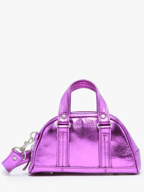 Sac BandouliÃ¨re Bonbon Cuir Paul marius Rose bonbon MINIBBON