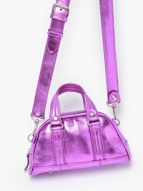Sac BandouliÃ¨re Bonbon Cuir Paul marius Rose bonbon MINIBBON vue secondaire 2