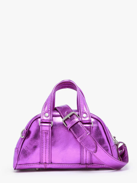 Sac BandouliÃ¨re Bonbon Cuir Paul marius Rose bonbon MINIBBON vue secondaire 4