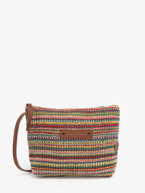 Sac Bandoulière Over The Rainbow Raphia Le voyage en panier Multicolore over the rainbow PM457