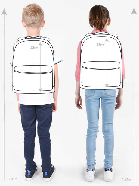 Sac Ã  Dos Bobby 1 Compartiment Jeune premier Multicolore daydream boys B vue secondaire 1