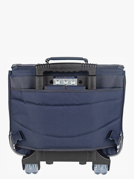 Cartable Ã  Roulettes 2 Compartiments Tann's Bleu les fantaisies g 42252 vue secondaire 4
