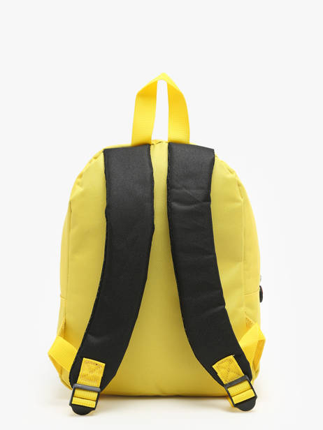 Sac Ã  Dos 1 Compartiment Pokemon Jaune energie electrique 24HK201E vue secondaire 4