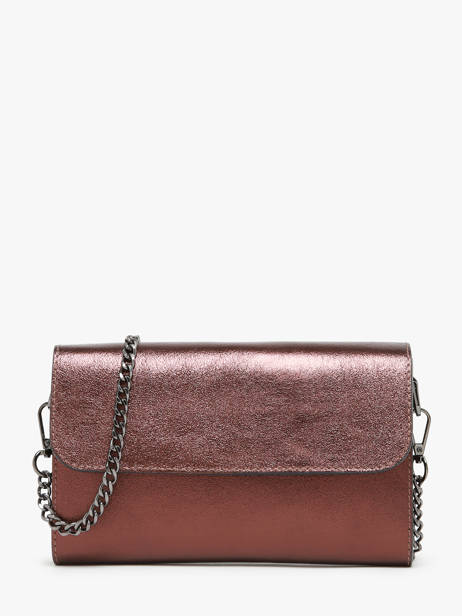 Sac BandouliÃ¨re Nine Cuir Milano Marron nine NI23064N