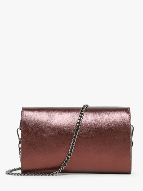 Sac BandouliÃ¨re Nine Cuir Milano Marron nine NI23064N vue secondaire 4