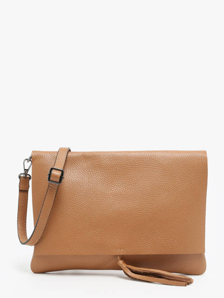 Sac BandouliÃ¨re Caviar Cuir Milano Marron caviar CA21062