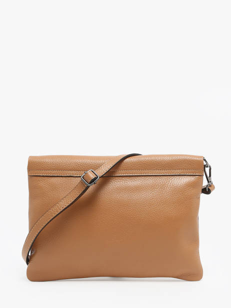 Sac BandouliÃ¨re Caviar Cuir Milano Marron caviar CA21062 vue secondaire 4