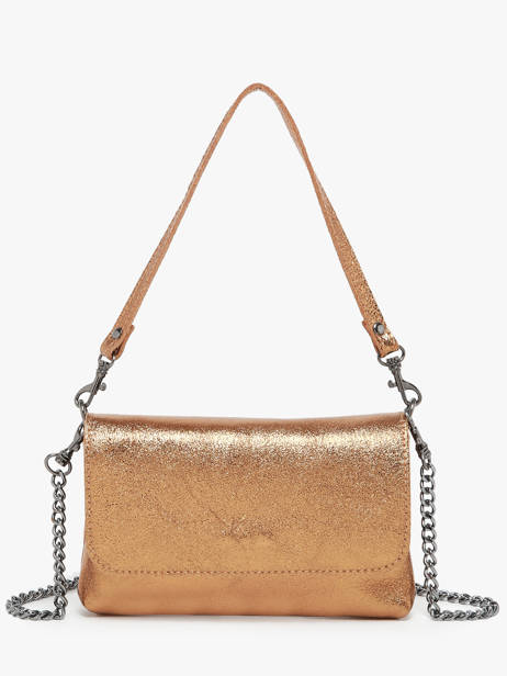 Sac BandouliÃ¨re Nine Cuir Milano Or nine NI24063