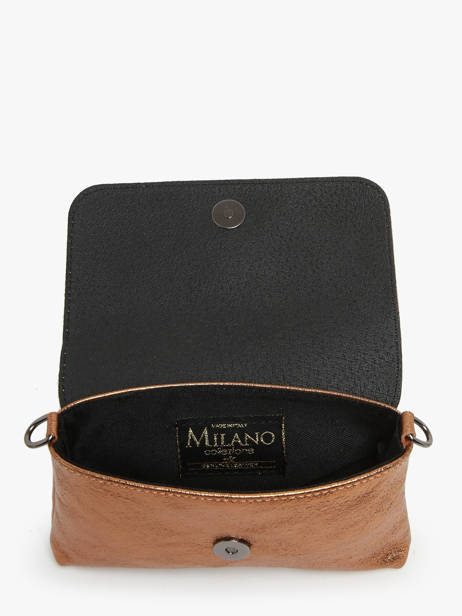 Sac BandouliÃ¨re Nine Cuir Milano Or nine NI24063 vue secondaire 3