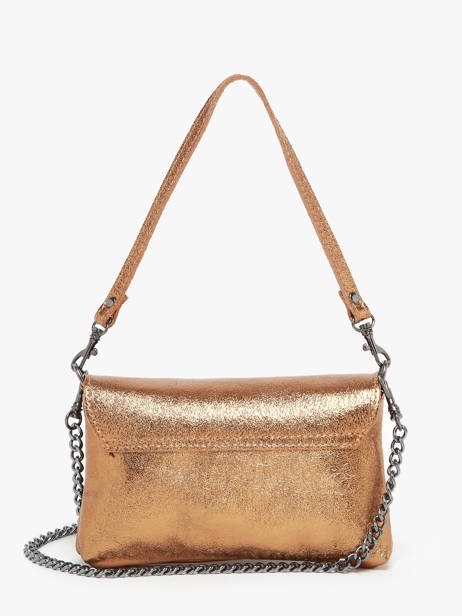 Sac BandouliÃ¨re Nine Cuir Milano Or nine NI24063 vue secondaire 4
