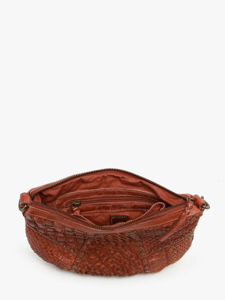 Sac Bandoulière Heritage Cuir Biba Marron heritage CAE1L vue secondaire 3