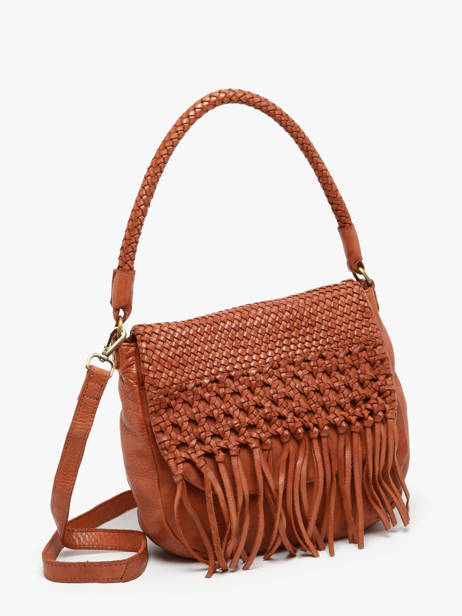Sac PortÃ© Ã©paule Heritage Cuir Biba Marron heritage VAR1L vue secondaire 1