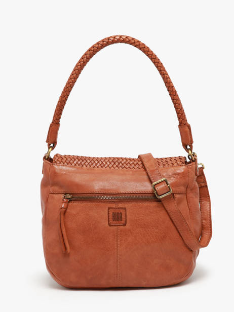 Sac PortÃ© Ã©paule Heritage Cuir Biba Marron heritage VAR1L vue secondaire 3