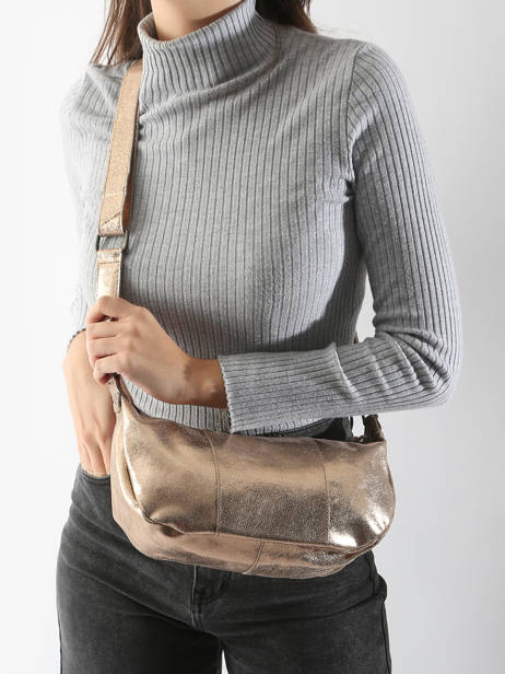 Sac BandouliÃ¨re Nulla Cuir Pieces Or nulla 17151311 vue secondaire 1