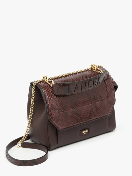 Sac Ã  Main M Ninon Python Lancel Marron ninon A09370 vue secondaire 2