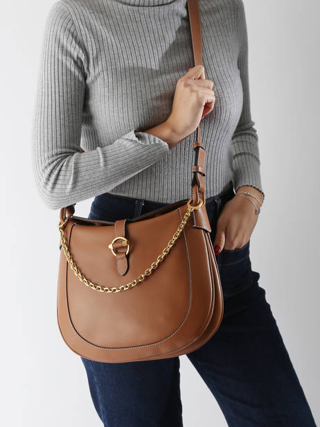 Sac BandouliÃ¨re Pia Cuir Le tanneur Marron pia TPIA1420 vue secondaire 1