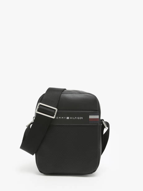Sac BandouliÃ¨re Tommy hilfiger Noir corporate AM12724