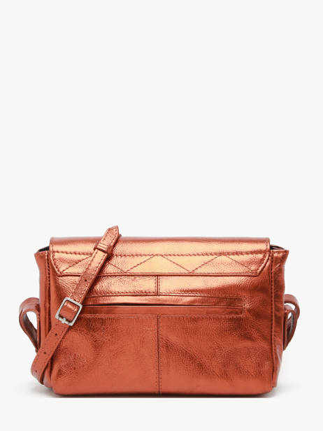 Sac BandouliÃ¨re Diane S Ginger Cuir Paul marius Orange ginger DIANSGIN vue secondaire 3